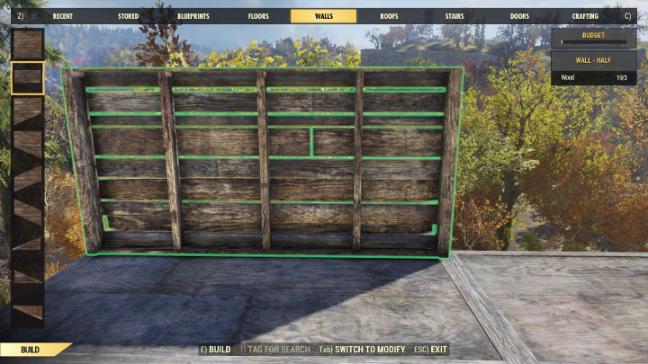 Stworzone budowle nie przepadają po wyjściu z gry. - CAMP - budowanie bazy w Fallout 76 - Fallout 76 - poradnik do gry