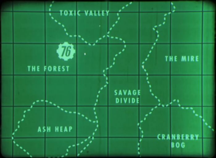 1 - Mapa Fallout 76 - gdzie dzieje się akcja gry? - Fallout 76 - poradnik do gry