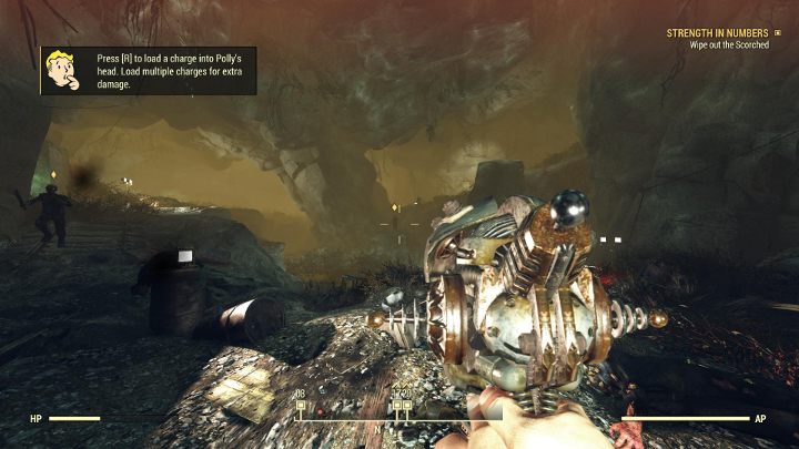 Skorzystaj z nowej broni. - Fallout 76 Wastelanders: W kupie siła (Strength in Numbers) solucja - Fallout 76 - poradnik do gry