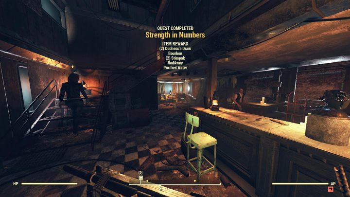 Na koniec wróć do Wayward. - Fallout 76 Wastelanders: W kupie siła (Strength in Numbers) solucja - Fallout 76 - poradnik do gry