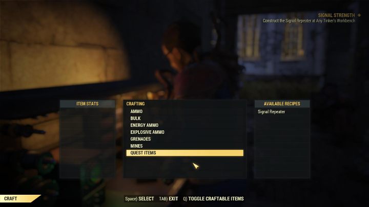 Teraz musisz stworzyć Powtarzacz sygnału - w tym celu użyjesz zdobytego wcześniej schematu, dupleksera oraz transpondera - Siła Sygnału - Solucja do Fallout 76 - Fallout 76 - poradnik do gry