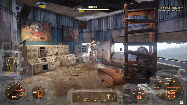 Na koniec musisz jeszcze porozmawiać z robotem imieniem Rose - Siła Sygnału - Solucja do Fallout 76 - Fallout 76 - poradnik do gry