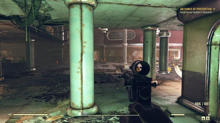 Jeśli wszedłeś do środka bez trybu skradania to prawdopodobnie wszyscy Spaleni się na ciebie rzucą - nie są to silni przeciwnicy, ale ich przewaga liczebna może sprawić nieco problemów - Uncja prewencji - Solucja do Fallout 76 - Fallout 76 - poradnik do gry