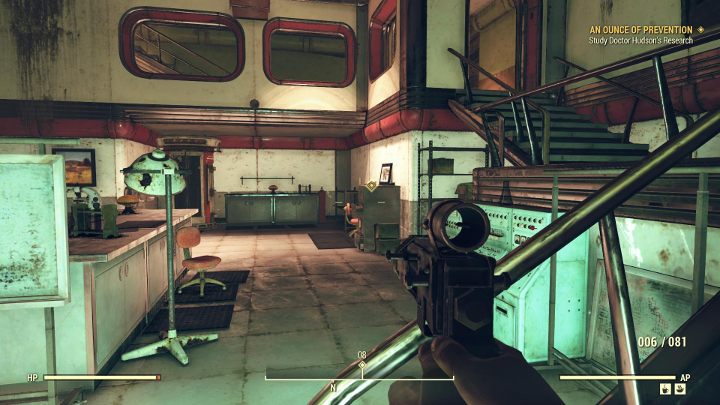 Kierując się z znacznikiem trafisz do laboratorium - Uncja prewencji - Solucja do Fallout 76 - Fallout 76 - poradnik do gry