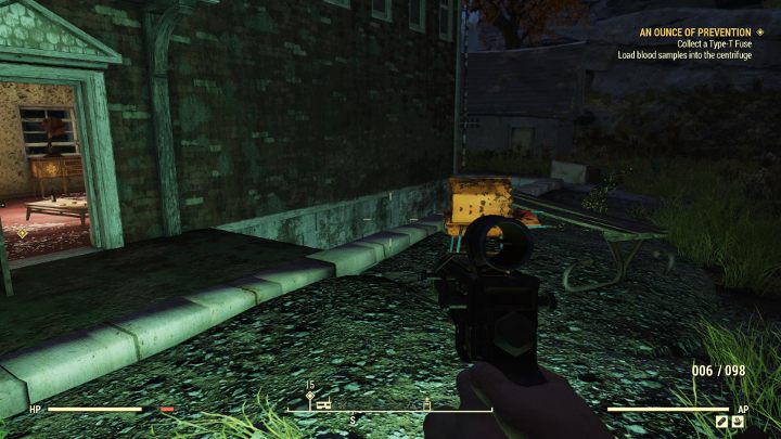 Zdobycie bezpiecznika klasy T (Type-T Fuse) wymaga powrotu w okolice Flatswood - Uncja prewencji - Solucja do Fallout 76 - Fallout 76 - poradnik do gry