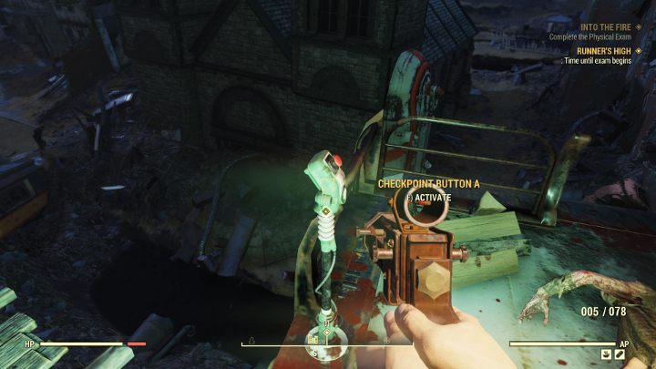 Teraz twoim celem jest ukończenie egzaminu sprawnościowego - W ogień - Solucja do Fallout 76 - Fallout 76 - poradnik do gry