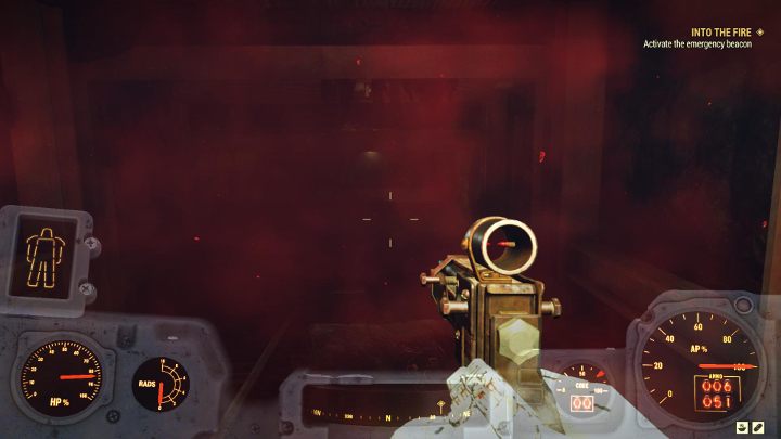 W środku musisz otworzyć drzwi za pomocą terminala - nie jest on zabezpieczony, więc wystarczy wybrać opcję odblokowania drzwi - W ogień - Solucja do Fallout 76 - Fallout 76 - poradnik do gry