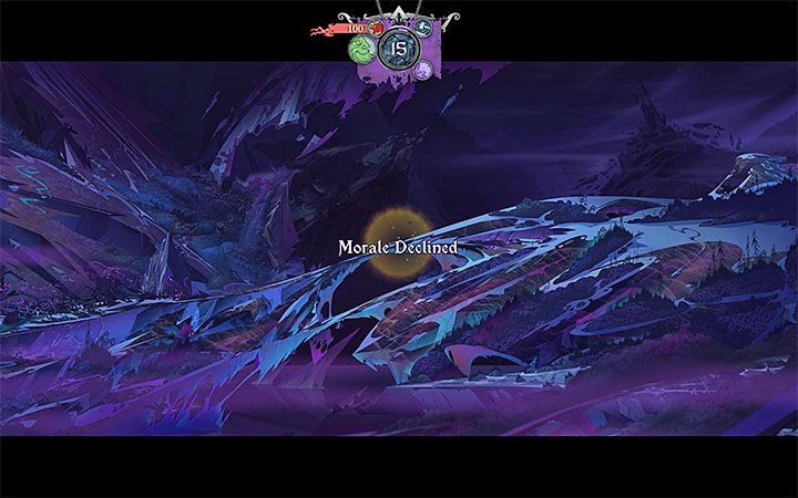 Dbanie o utrzymywanie w każdej z karawan morale na wysokim poziomie w dalszym ciągu odgrywa ważną rolę - Przemierzanie świata gry w The Banner Saga 3 - The Banner Saga 3 - poradnik do gry