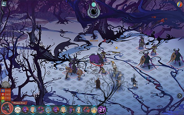 Drużyna dotrze po pewnym czasie do Wypaczonego Lasu (Warped Wood) - Rozdział 19 | Opis przejścia gry The Banner Saga 3 - The Banner Saga 3 - poradnik do gry