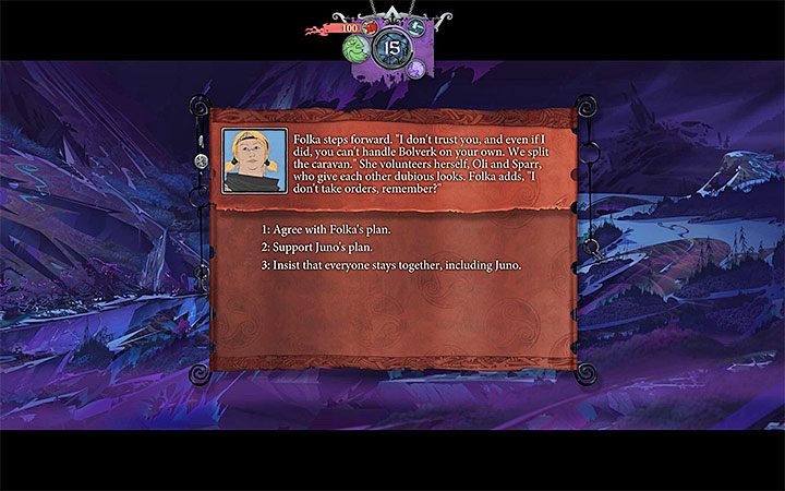 W drodze do Ridgehorn drużyna rozstawi nowe obozowisko - Rozdział 19 | Opis przejścia gry The Banner Saga 3 - The Banner Saga 3 - poradnik do gry