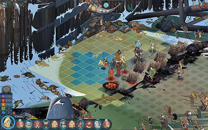 Rozdział otwierają rozmowy z Oddleif oraz Aleo, przy czym nie podejmuje się w nich żadnych ważnych decyzji - Rozdział 16 | Opis przejścia gry The Banner Saga 3 - The Banner Saga 3 - poradnik do gry