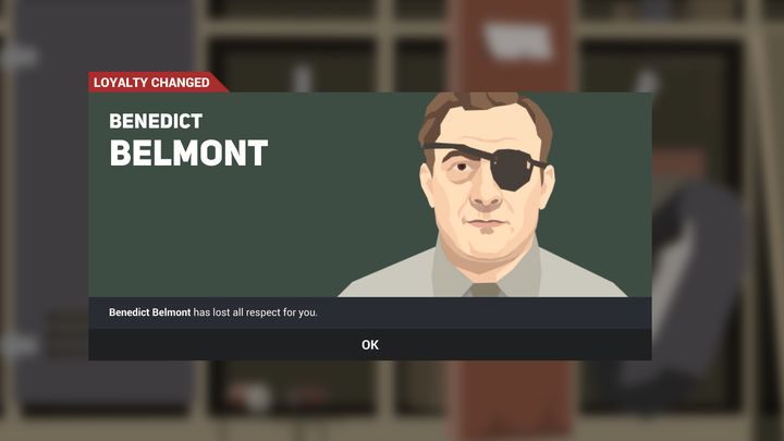 O zmianie statusu lojalności podwładnego zostaniesz poinformowany odpowiednim komunikatem. - Porady ogólne do gry This is the Police 2 - This is the Police 2 - poradnik do gry