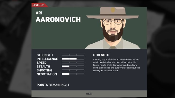 W momencie, gdy twój podwładny awansuje, automatycznie otworzy się panel rozwoju postaci. - Porady ogólne do gry This is the Police 2 - This is the Police 2 - poradnik do gry