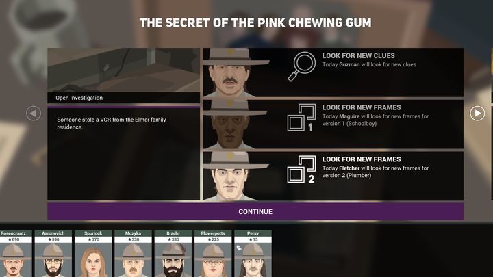 Panel przypisywania policjantów do śledztwa. - Śledztwa w grze This is the Police 2 - This is the Police 2 - poradnik do gry