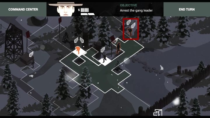 W tym samym czasie niech policjant znajdujący się przy stodole obezwładni podejrzanego patrolującego ten teren - Gangi w grze This is the Police 2 - This is the Police 2 - poradnik do gry