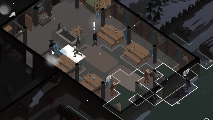 Akcja obezwładniania podejrzanych w głównym pomieszczeniu. - Gangi w grze This is the Police 2 - This is the Police 2 - poradnik do gry