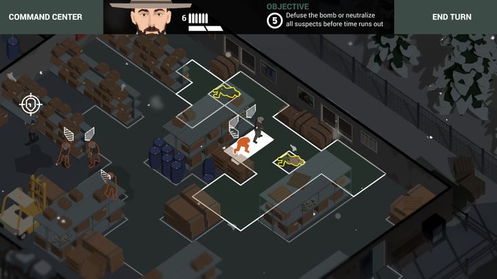 Policjanci obezwładniający podejrzanych w magazynie. - Misje taktyczne w grze This is the Police 2 - This is the Police 2 - poradnik do gry