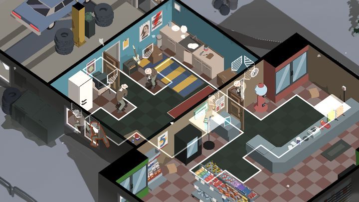 W ten sposób każdy oficer, będzie pilnował określonego obszaru, jednocześnie będąc osłoniętym, w razie strzałów padających w jego stronę - Misja taktyczne w grze This is the Police 2 cd. - This is the Police 2 - poradnik do gry