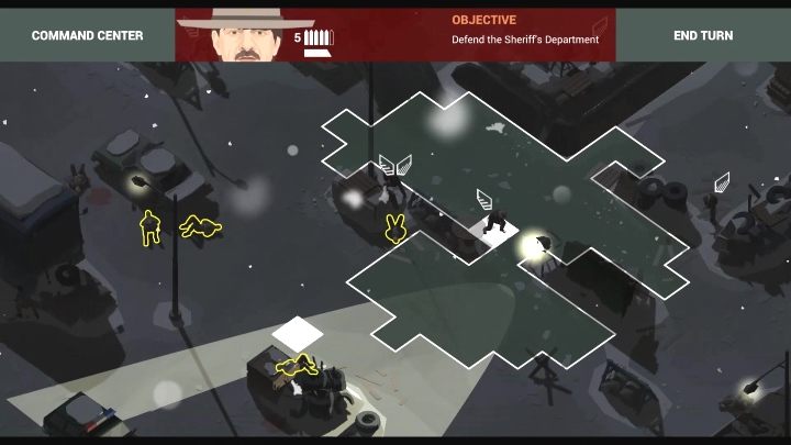 Ranni wrogowie zaznaczeni są podobnie jak sprawni, co utrudnia identyfikację zagrożenia. - Misja taktyczne w grze This is the Police 2 cd. - This is the Police 2 - poradnik do gry