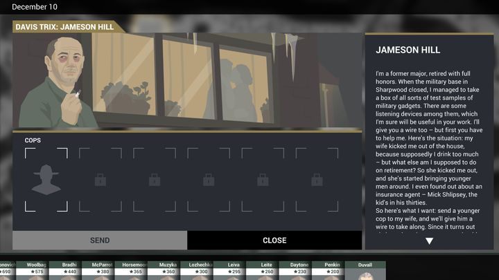 Panel ze zleceniem, w którym zawarty jest dokładny opis prośby. - Wezwania w grze This is the Police 2 - This is the Police 2 - poradnik do gry