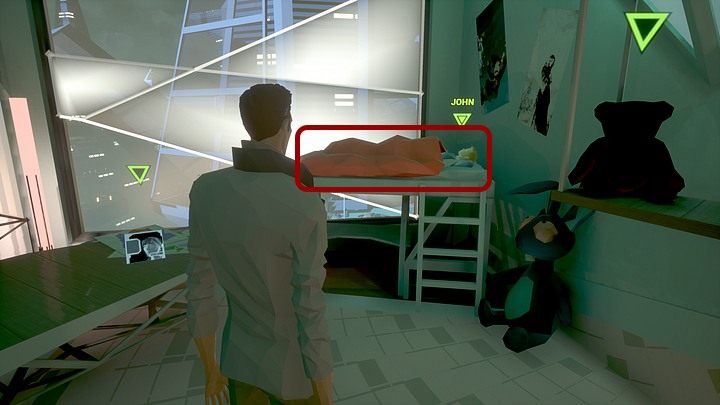 Teraz idź do pokoju Johna, który nie może zasnąć - Wtorek, City5 Central, apartament Adama Newmana, cz. 4 | State of Mind - State of Mind - poradnik do gry