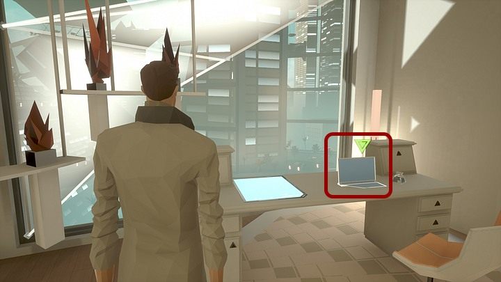 Maszeruj do swojego pokoju, gdzie skorzystaj ze znajdującego się na biurku przy oknie laptopa, by dostarczyć ów fragment Richardowi - Adam najpierw go zeskanuje, a potem prześle Nolanowi - Wtorek, City5 Central, apartament Adama Newmana | State of Mind - State of Mind - poradnik do gry