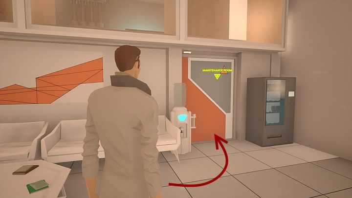 Skieruj się zatem do kolejnych drzwi (na lewo od głównego wejścia) - to pomieszczenie konserwacyjne - i tam uda się Adamowi wejść - Środa, City5 Central, Union Park, Kurtz Recreation Center | State of Mind - State of Mind - poradnik do gry