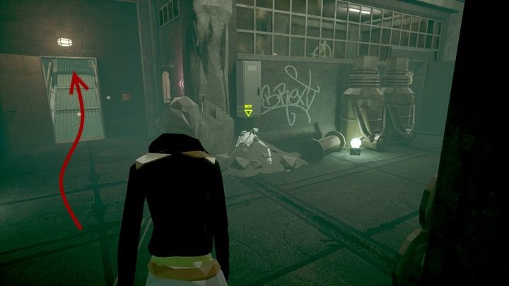 Idź prowadzącym od nich siatkowym pomostem w górę, a następnie tunelem metra, gdzie skręć w pierwsze przejście po lewej i idź kolejnym wiodącym w górę siatkowym pomostem, po czym znów skręć w przejście po lewej i wędruj prowadzącym w górę korytarzem, by wyjść na powierzchnię - Piątek, 17 stycznia 2048, Berlin, tunele metra | State of Mind - State of Mind - poradnik do gry