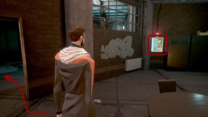 W środku zainteresuj się skrzynką z głównym wyłącznikiem zasilania (na lewo od otwartych drzwi) - Piątek, 17 stycznia 2048, Berlin, tunele metra | State of Mind - State of Mind - poradnik do gry