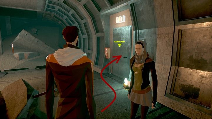 Po wypadku idź wzdłuż przewróconego wagonu od jego lewej strony, aż odnajdziesz leżącą na ziemi Lydię - Piątek, 17 stycznia 2048, Berlin, tunele metra | State of Mind - State of Mind - poradnik do gry