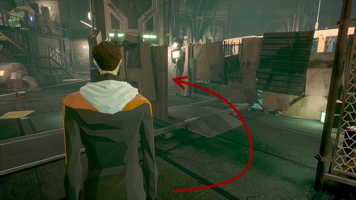 Teraz jako Richard opuść swój korytarz i skieruj się w lewo, by wejść do następnego prowadzącego w bok (po lewej) korytarza i dotrzeć do ustawionego prawidłowo mostu - Piątek, 17 stycznia 2048, Berlin, kwatera główna organizacji Breakpoint - State of Mind - poradnik do gry