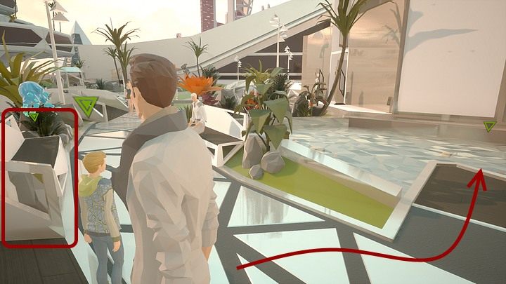 Przejdź tam - można z niego nakarmić rybki - Poniedziałek, City5 Union Park, Kurtz Recreation Center | State of Mind - State of Mind - poradnik do gry