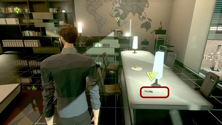 By się do niego dostać, potrzebujesz klucza kalibrowanego, który leży na stole w salonie - Niedziela, 12 stycznia 2048 roku, Berlin, West Plaza, apartament Richarda Nolana - State of Mind - poradnik do gry