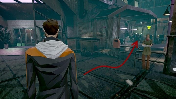 Na zewnątrz skieruj się w prawo, w stronę apartamentowca, w którym mieszka Richard - Poniedziałek, 13 stycznia 2048 roku, Berlin, West Plaza - State of Mind - poradnik do gry