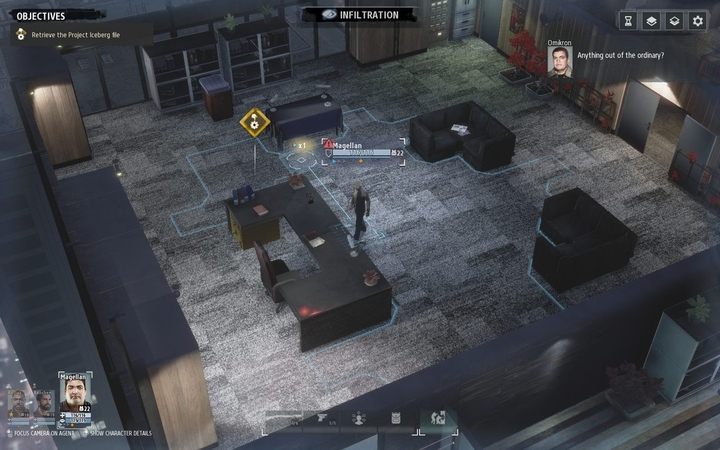 Zanim jednak zabierzesz tajne dokumenty, wejdź na dach i obezwładnij dwóch strażników, bo będą Ci utrudniali ucieczkę - Rozdział VI | Opis przejścia kampanii KGB w Phantom Doctrine - Phantom Doctrine - poradnik do gry