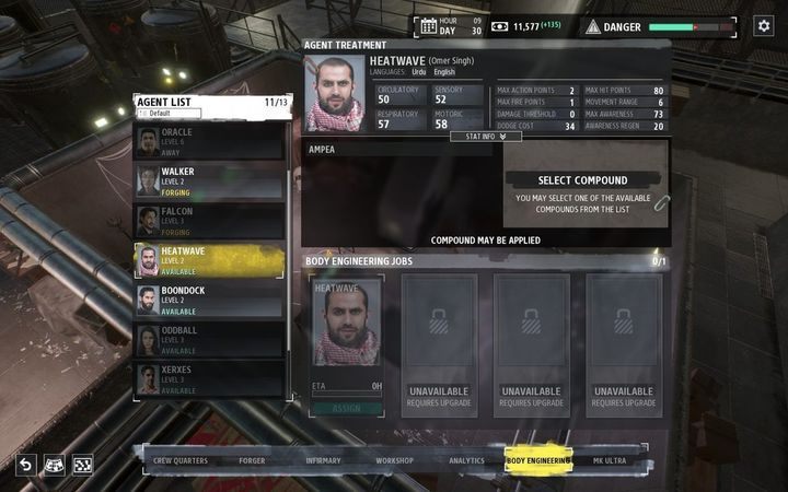 W tym pomieszczeniu możesz wytwarzać dodatkowe przedmioty w postaci stymulantów i boosterów dla swoich agentów - Ulepszanie bazy w grze Phantom Doctrine - Phantom Doctrine - poradnik do gry