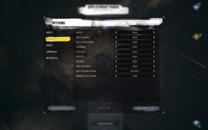 2 - Opcje graficzne w grze Phantom Doctrine - Phantom Doctrine - poradnik do gry