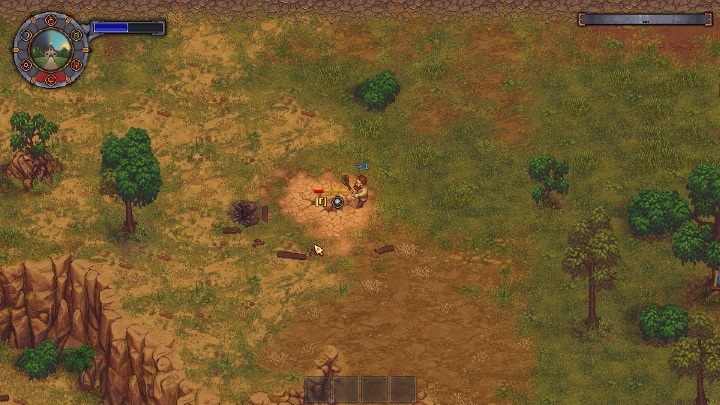 Wydobyć glinę możesz z dziur w ziemi - takich jak pokazanych na screenie powyżej - Jak zdobyć glinę (clay) w grze Graveyard Keeper? - Graveyard Keeper - poradnik do gry