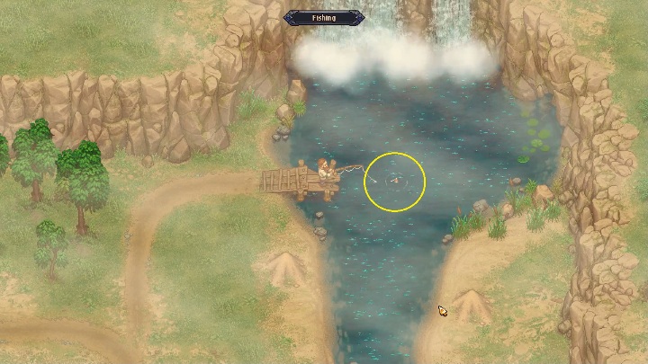 Po wybraniu przynęty musisz obserwować zachowanie wody - Jak łowić ryby w Graveyard Keeper? - Graveyard Keeper - poradnik do gry