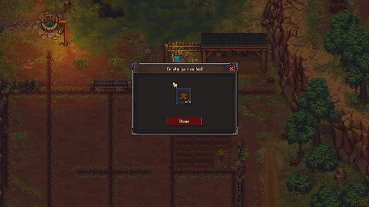 Twoim ostatnim zadaniem będzie kupienie nasion u farmera i zasadzenie ich na farmie - Jak stworzyć farmę w grze Graveyard Keeper? - Graveyard Keeper - poradnik do gry