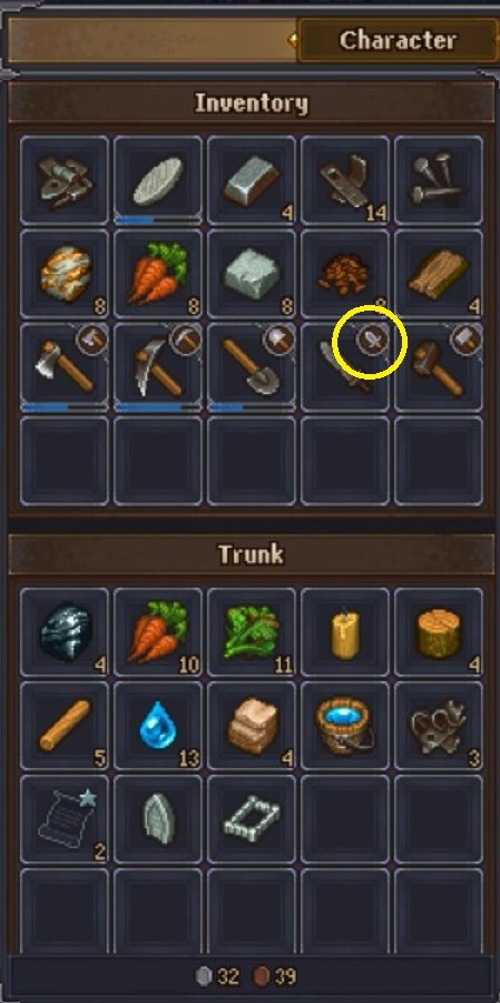 Aby rozpocząć walkę musisz pierw sprawdzić czy dzierżysz miecz w dłoni - Jak walczyć w grze Graveyard Keeper? - Graveyard Keeper - poradnik do gry