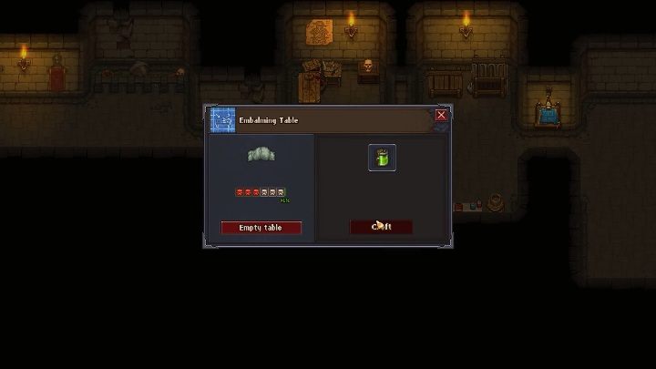 Stworzyliśmy listę pokazującą jak dane składniki wpływają na jakość zwłok - Poprawianie jakości zwłok i balsamowanie w Graveyard Keeper - Graveyard Keeper - poradnik do gry