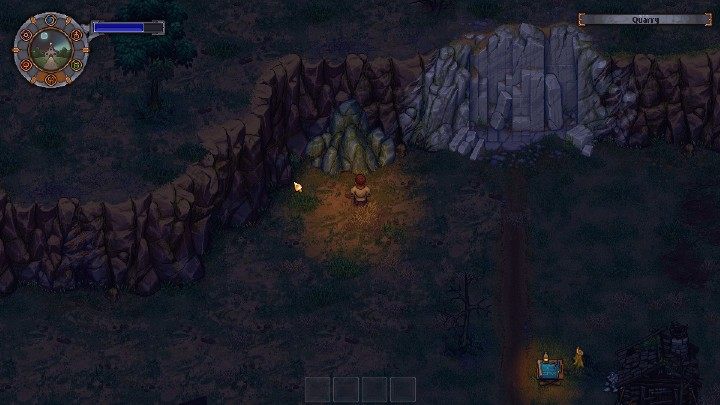 Aby szybko zebrać dużą ilość węgla warto udać się do Quarry - Jak zdobyć coal/węgiel w grze Graveyard Keeper? - Graveyard Keeper - poradnik do gry