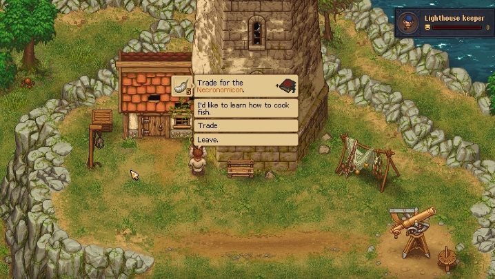 Potem wystarczy, że ruszysz do The Lighthouse Keeper i oddasz mu złapane ćmy w zamian za księgę dla Snake - Jak zdobyć ćmy dla The Lighthouse Keeper w misji gry Graveyard Keeper? - Graveyard Keeper - poradnik do gry