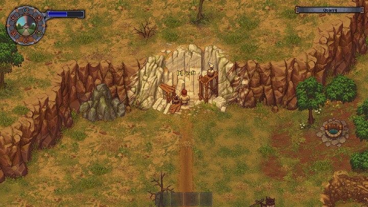 Aby dostać się do złóż marmuru musisz mieć 7 flitch, 4 simple iron parts i 7 nails - Jak odkryć nowy teren w grze Graveyard Keeper? - Graveyard Keeper - poradnik do gry