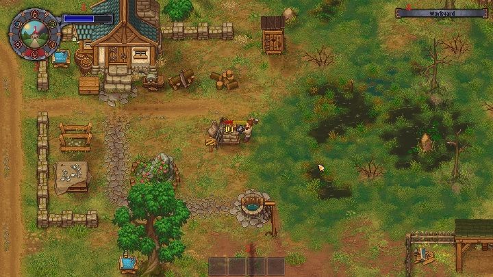 W grze Graveyard Keeper interfejs jest bardzo ograniczony i prosty - Interfejs grze Graveyard Keeper? - Graveyard Keeper - poradnik do gry