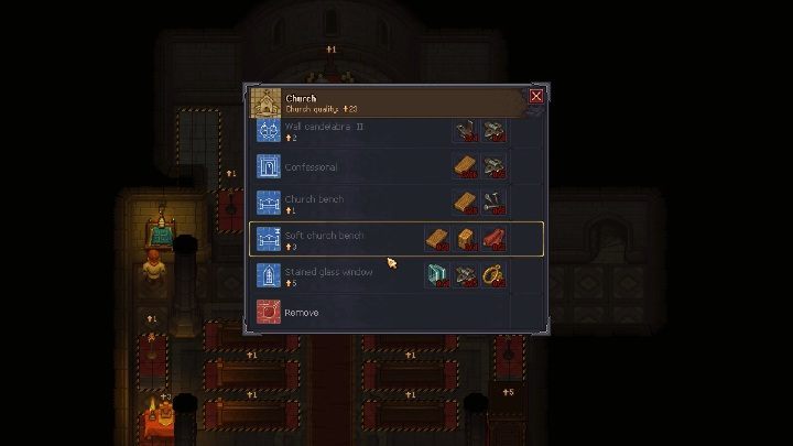 Aby powiększać i rozwijać kościół musisz zadbać o ulepszenie świątyni i cmentarza - Jak rozwijać kościół w grze Graveyard Keeper? - Graveyard Keeper - poradnik do gry
