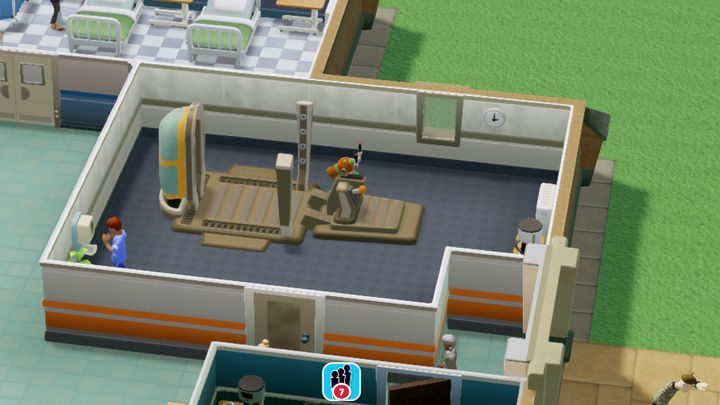 Pomieszczenie przeznaczone do leczenia magnetyzmu zwierzęcego - Gabinety i pomieszczenia w Two Point Hospital - Two Point Hospital - poradnik do gry