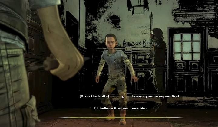 Kieruj się korytarzem w lewo - Rozdział 1 - Epizod 1 Done Running - Solucja The Walking Dead The Final Season - The Walking Dead The Final Season - poradnik do gry