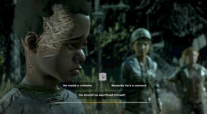 Pozostali mniej istotni bohaterowie także będą mieli o tobie własne zdanie na koniec rozgrywki - Ważne wybory w Epizod 1 The Walking Dead The Final Season - The Walking Dead The Final Season - poradnik do gry